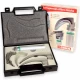 Set laringoscop F.O. GIMA GREEN LED cu 3 lame MC-INTOSH, Nr. 2-3-4, adult,  3.5V, 30000lux