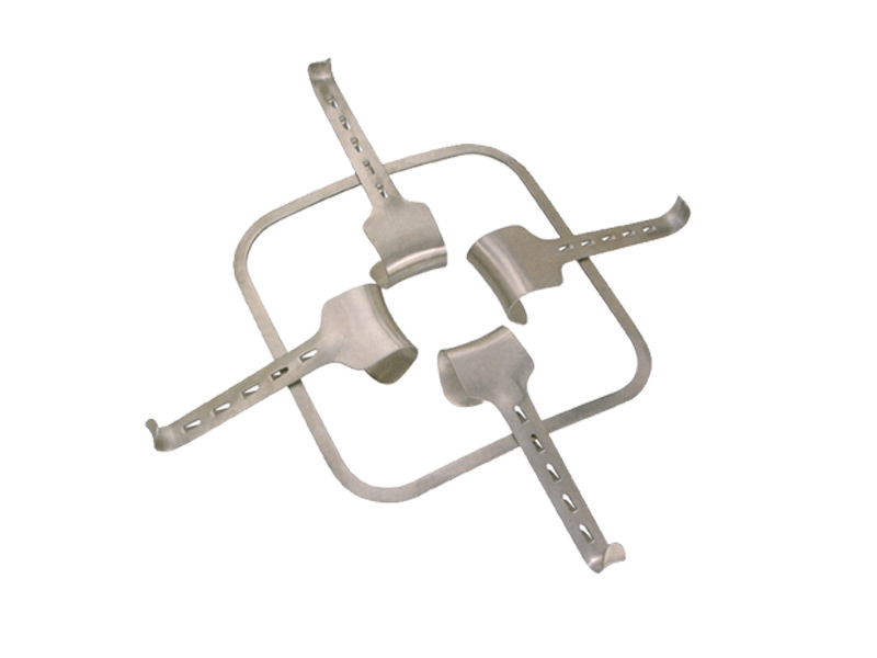 Retractor abdominal complet KIRSCHNER, lama 40x55mm/50x65mm, cadru 250x250mm 