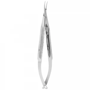 Micro-portac BARRAQUER, fara clichet, L10cm,  curb, neted