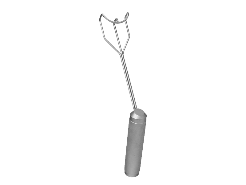 Retractor COOLEY, unghiular 30grd,  stanga, 24x48mm, L25.5cm