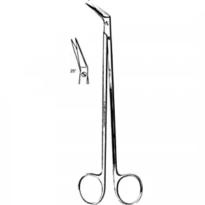 Foarfeca vasculara POTTS-SMITH, L19cm,  unghiulara 25grd