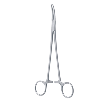 Pensa hemostatica NISSEN, curba, L18.5cm 