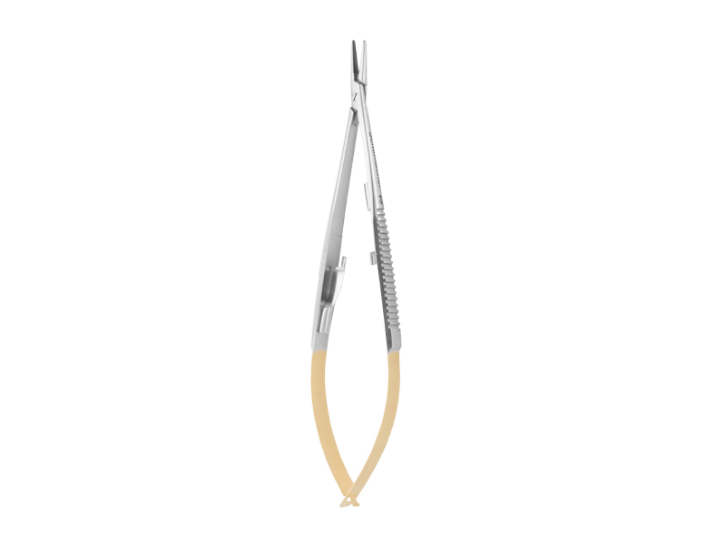 Portac BARRAQUER, neted, cu clichet, L14cm,  cu TC, drept