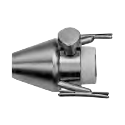 Con HASSON, ajustabil, cu suport suturi pentru tub canelat, D11mm 
