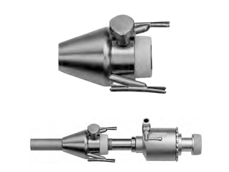 Con HASSON, ajustabil, cu suport suturi pentru tub canelat, D11mm 