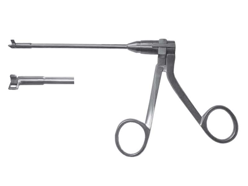Punch artroscopie, drept, 90grd la stanga, varf 8mm, deschidere 3.3mm 