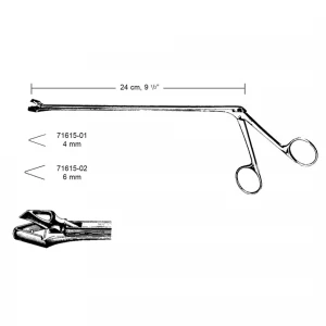 Pensa biopsie uterina SCHUMACHER, L24cm,  varf 4mm