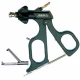 Pensa de prehensiune tip gheara, actiune singulara, maner ergonomic uni cu clichet, maneta on/off, cu HF, pivotant, demontabil, 3x2 dinti, falci 29mm, D10mm,  L330mm