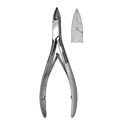 Cleste pentru unghii,  delicat, L12.5cm