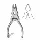 Cleste pentru unghii, drept, L15.5cm 
