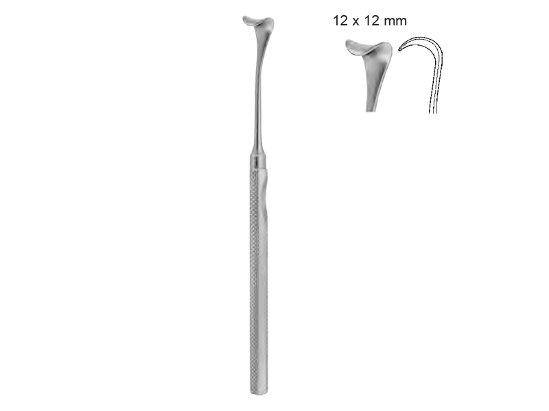Retractor MANNERFELT, L15.5cm,  12x12mm
