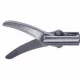 Insertie foarfeca METZENBAUM, actiune dubla, curba, serata, falci 17mm, D5mm, L330mm 