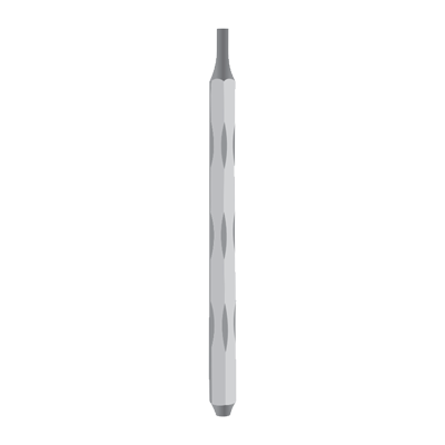 Maner cu prindere pe filet ergonomic pentru oglinda bucala, L14cm 