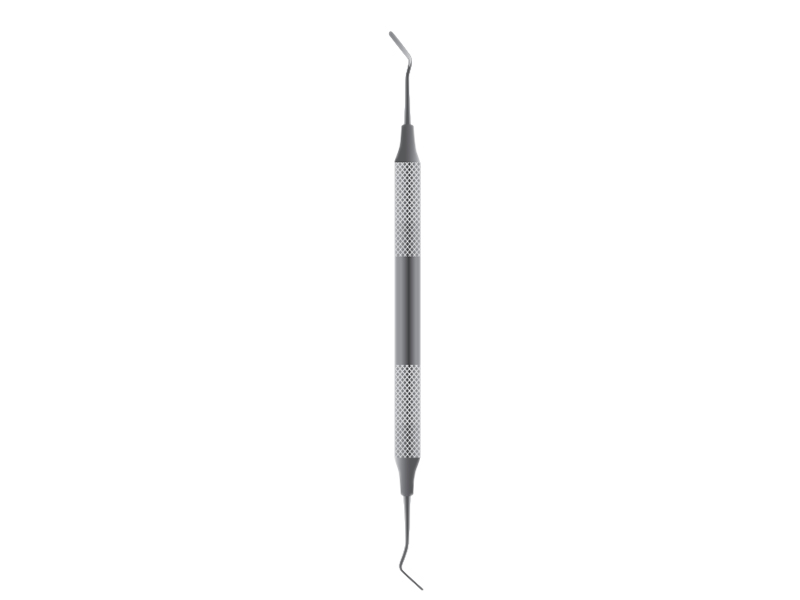 Spatula pentru aplicatii interdentale, curba stanga, L17cm (Fig 1) 