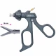 Foarfeca METZENBAUM, actiune dubla, dreapta, maner ergonomic uni fara clichet, cu HF, pivotant, demontabil, falci 18mm, D5mm, L330mm 