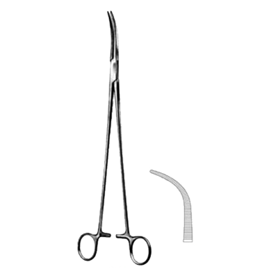 Pensa ligaturi ZENKER, L29.5cm,  curba