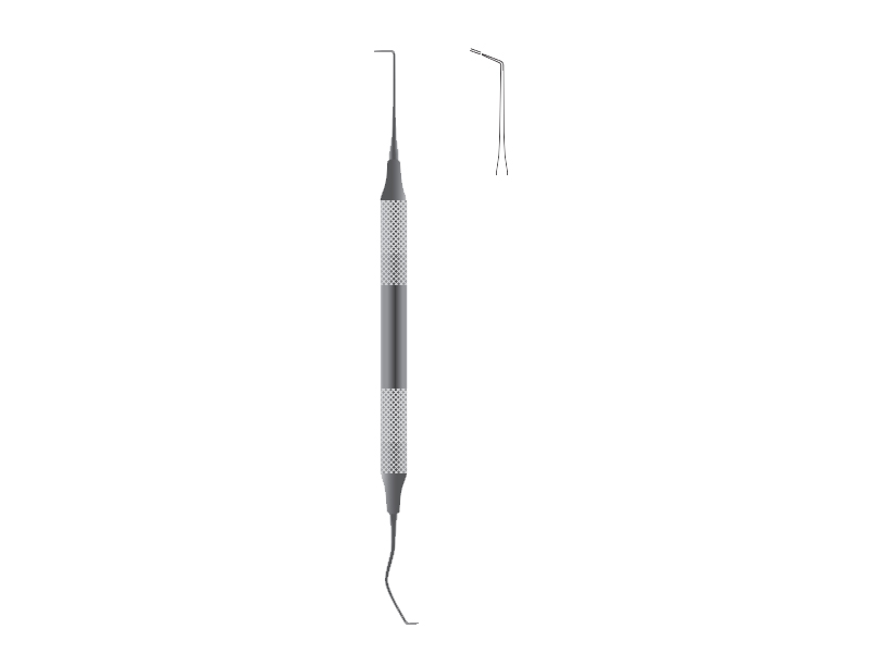 Sonda dentara, varf 0.6mm, L17.5cm 