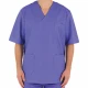 Halat cu maneca scurta, albastru-indigo  marime L