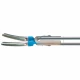 Insertie pensa bipolara POWERGRIP, curba, fenestrata, D5mm, L340mm 