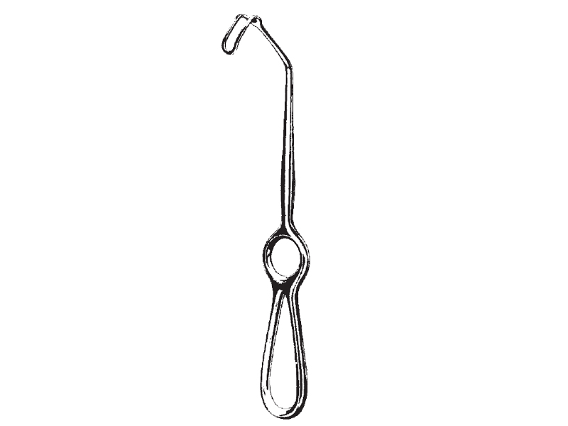 Retractor CUSHING, fenestrat, L20cm 
