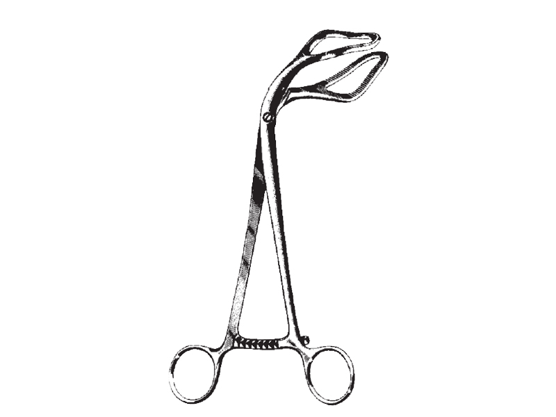 Pensa de prehensiune uterina SOMER, L23cm 