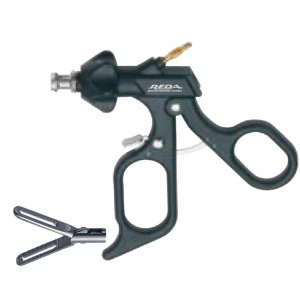 Pensa intestinala DORSEY (JOHANN), actiune dubla, fenestrata, maner ergonomic uni cu clichet, buton on/off, cu HF, pivotant, demontabil, falci 20mm, D5mm,  L330mm