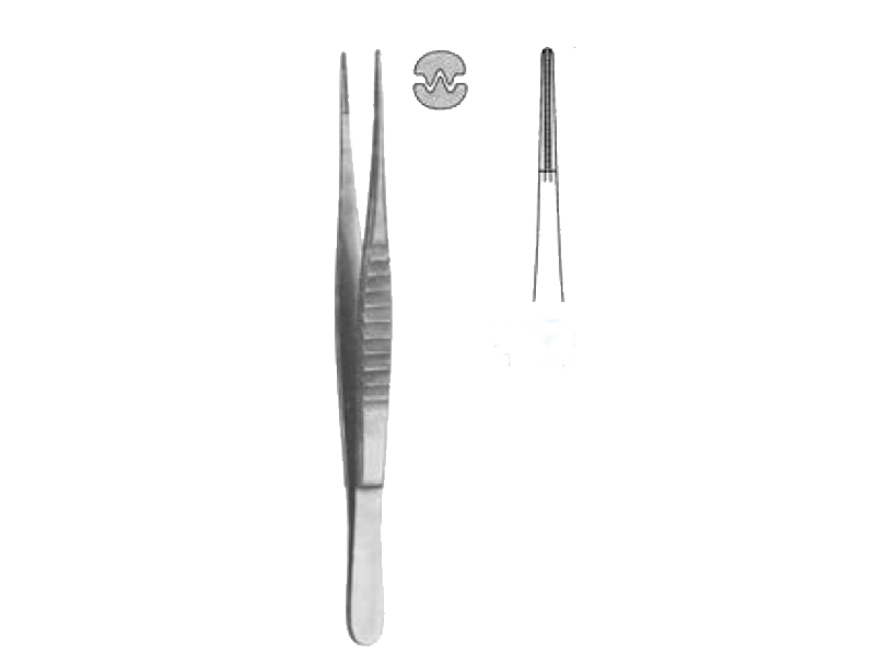 Pensa atraumatica DE BAKEY, titan, varf 1.5mm,  L15cm