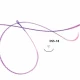 Fir de sutura SERASYNTH LOC, ghimpat, Polidioxanona, resorbabil, monofilament, violet, DSS-18mm, USP 4/0, 1x30cm, ac rotund 3/8, subtire, taiere inversa, set 12 buc 