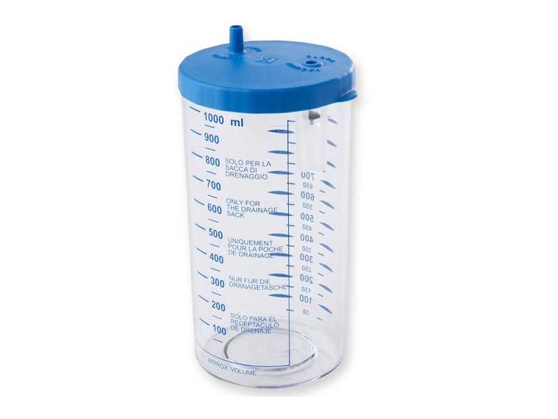 Vas colector cu capac pentru aspirator ASPEED, 1l 