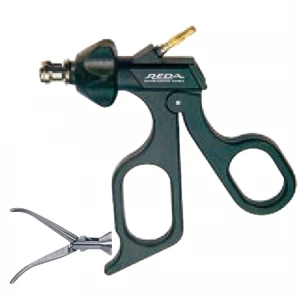 Clema OVERHOLT, actiune dubla, dinti fini, maner ergonomic uni fara clichet, cu HF, pivotant, demontabil, falci 31.7mm, D10mm, L330mm 